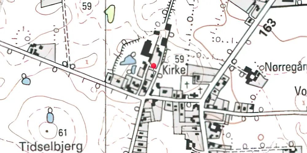 Historisk kort over Vejstrup Station