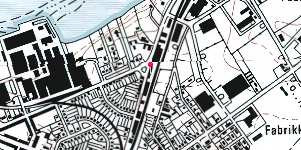 Historisk kort over Middelfart Station [1865-1935]
