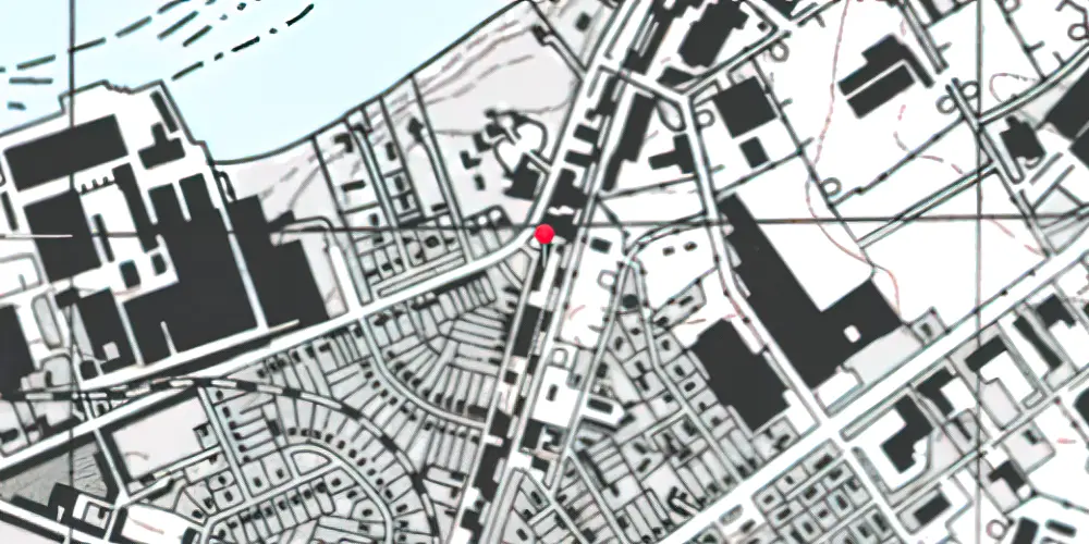 Historisk kort over Middelfart Station [1865-1935]