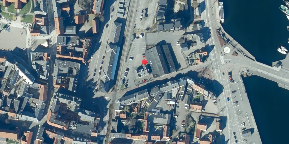 Historisk kort over Svendborg SNB Station