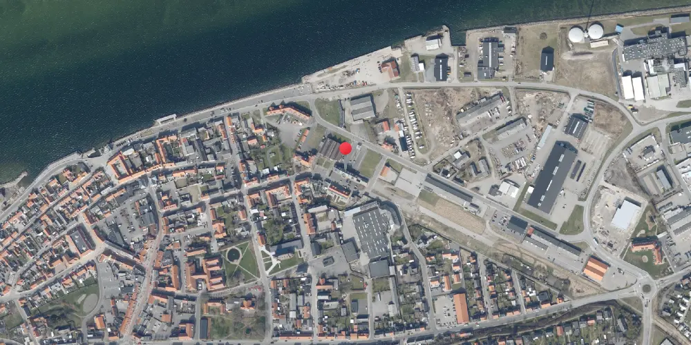 Historisk kort over Løgstør Station