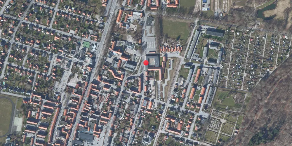 Historisk kort over Sorø By Station