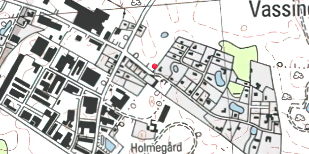 Historisk kort over Vassingerød Station