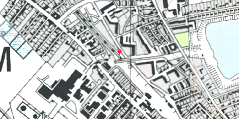 Historisk kort over Lindholm (Vendsysselbanen) Station