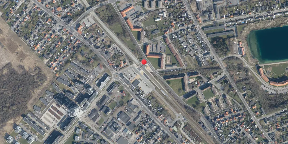 Historisk kort over Lindholm (Vendsysselbanen) Station