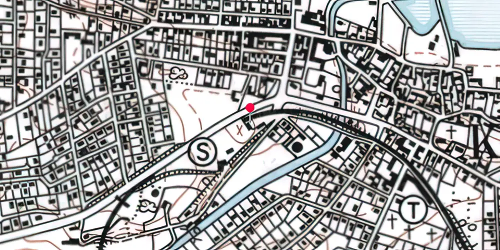 Historisk kort over Gilleleje Station 