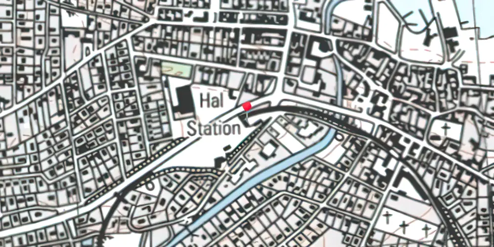 Historisk kort over Gilleleje Station 