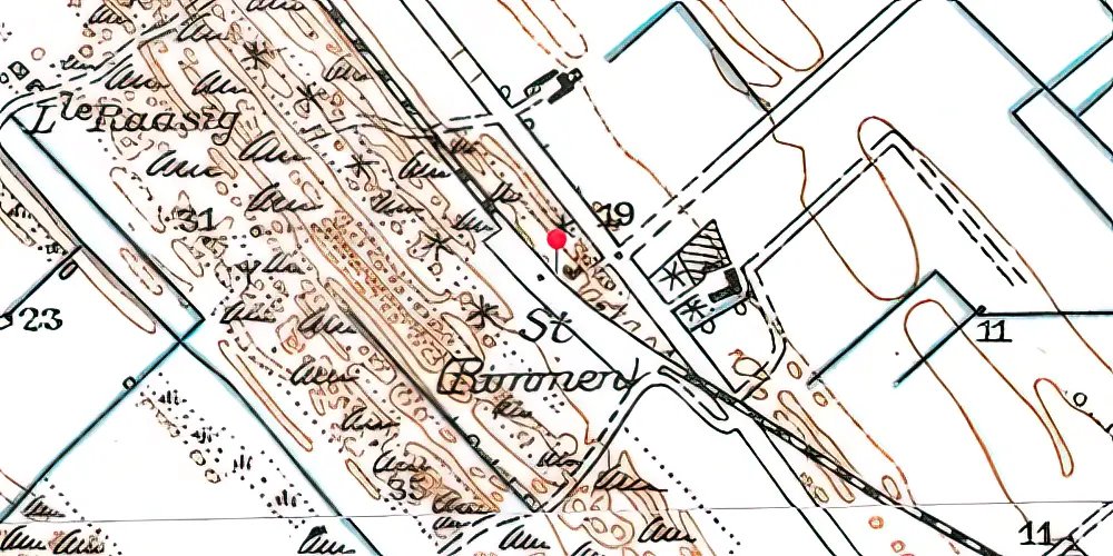Historisk kort over Rimmen Station [1924-1967]
