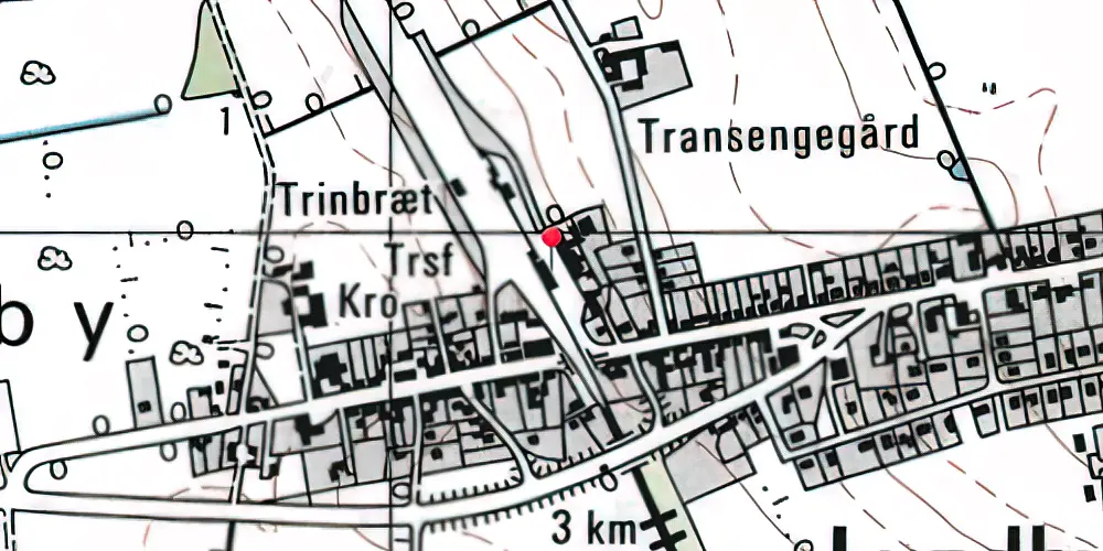 Historisk kort over Lundby Station [1870-1925]