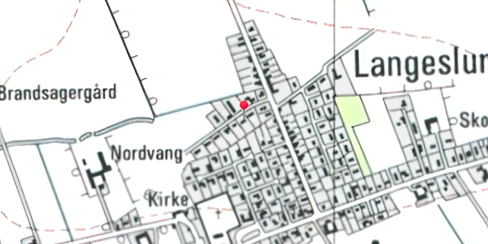 Historisk kort over Arentsminde Station