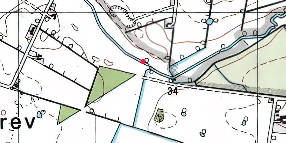 Historisk kort over Enghave (KRB) Trinbræt