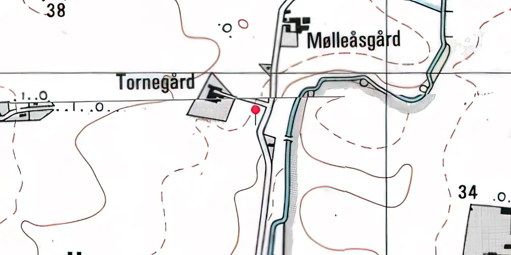 Historisk kort over Prøvegaardsvej Trinbræt