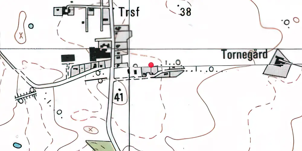 Historisk kort over Farendløse Station