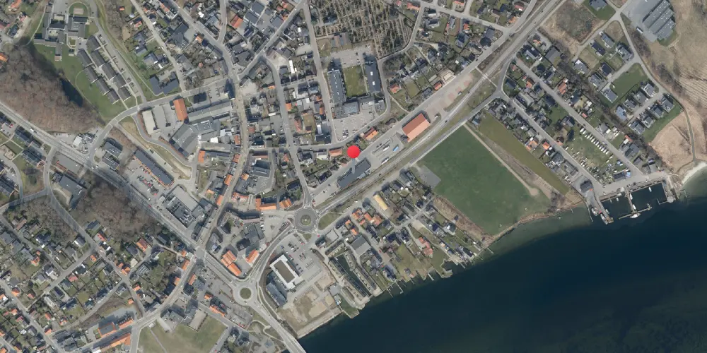 Historisk kort over Hadsund Nord Station