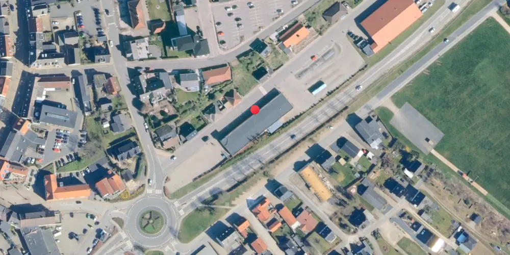 Historisk kort over Hadsund Nord Station