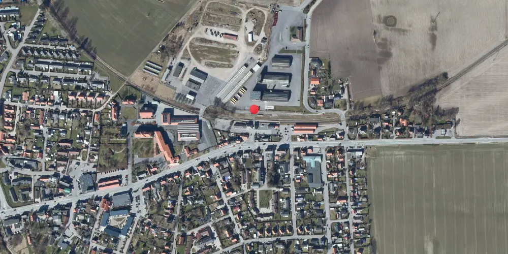 Historisk kort over Svinninge Station
