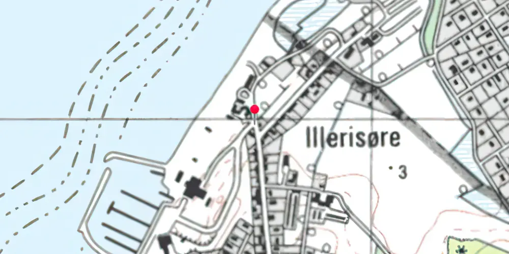 Historisk kort over Illerisøre Trinbræt