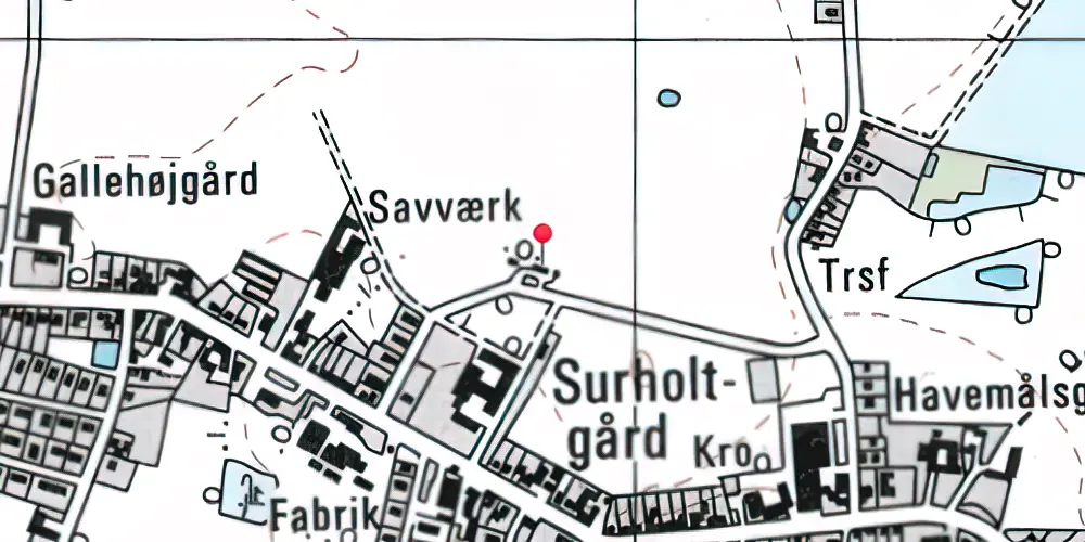 Historisk kort over Stokkemarke Station 