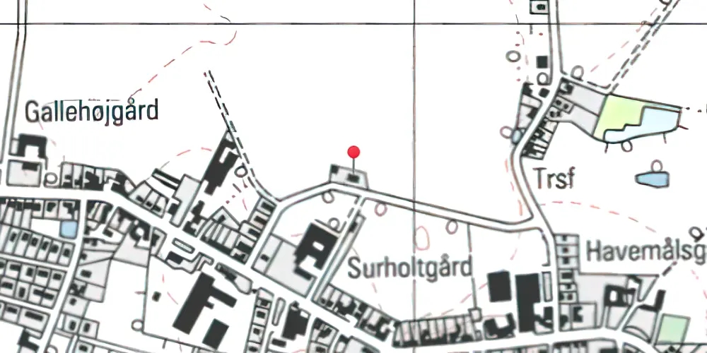 Historisk kort over Stokkemarke Station
