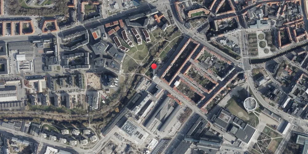 Historisk kort over Hammelbanegården (Aarhus) Station 