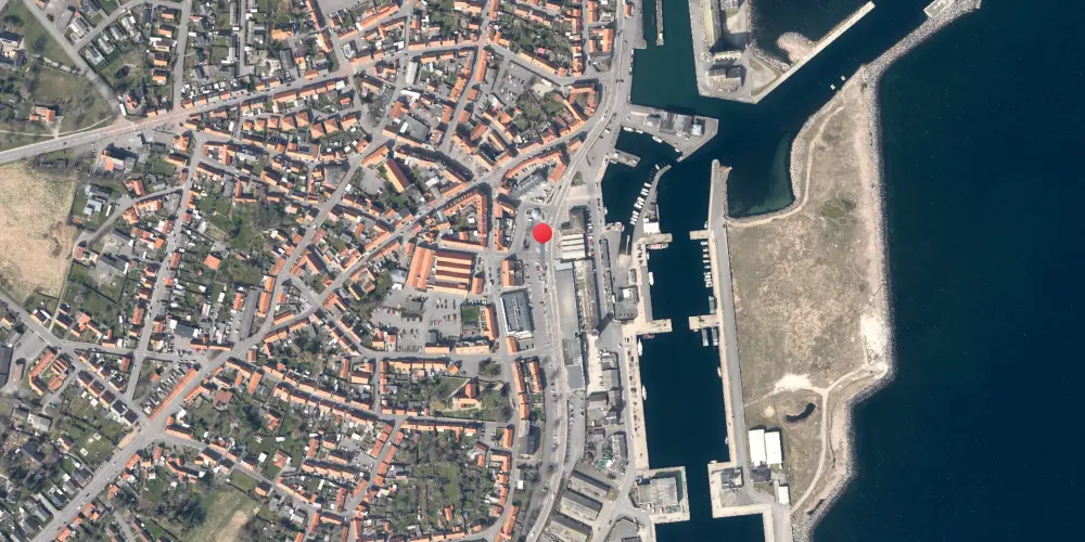 Historisk kort over Nexø Station