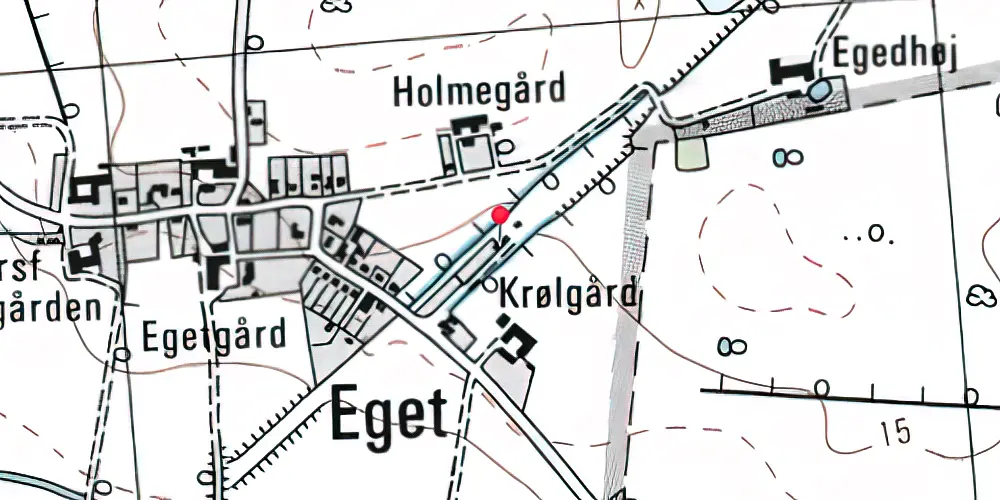 Historisk kort over Karleby Station
