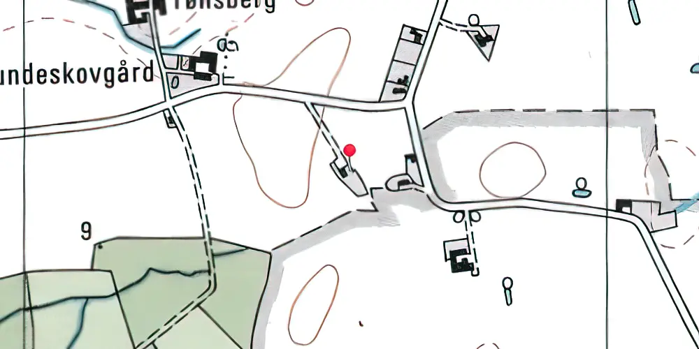 Historisk kort over Vesterborg Station