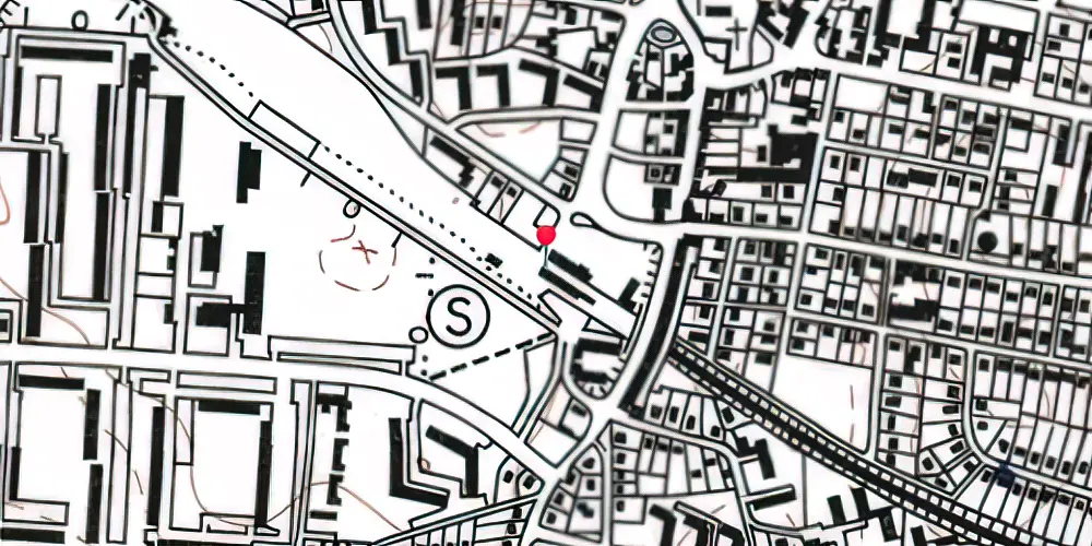 Historisk kort over Ballerup Stationscenter