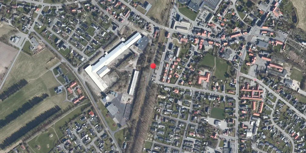 Historisk kort over Bredebro Station