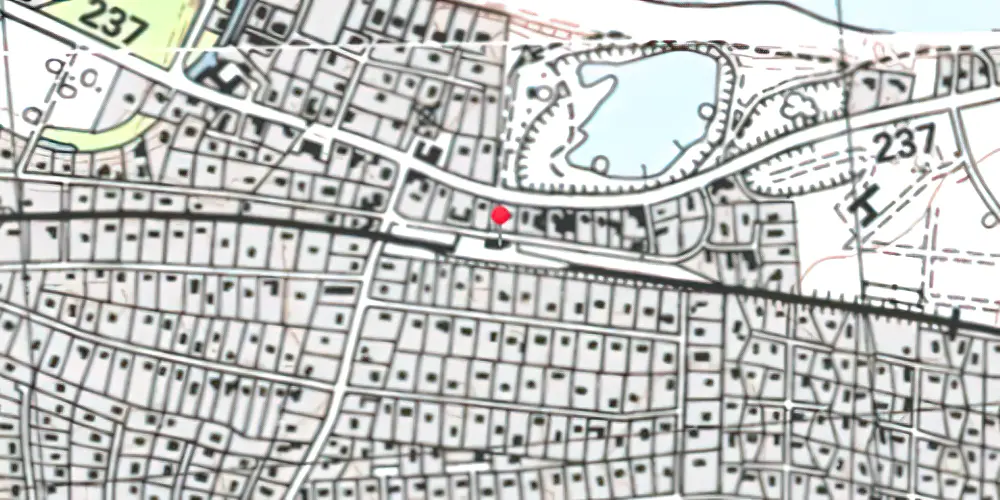 Historisk kort over Dronningmølle Station 