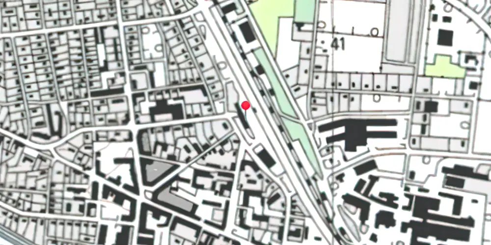 Historisk kort over Grindsted Station