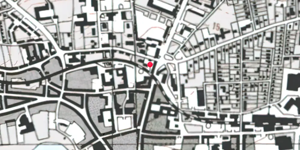 Historisk kort over Haderslev By Station