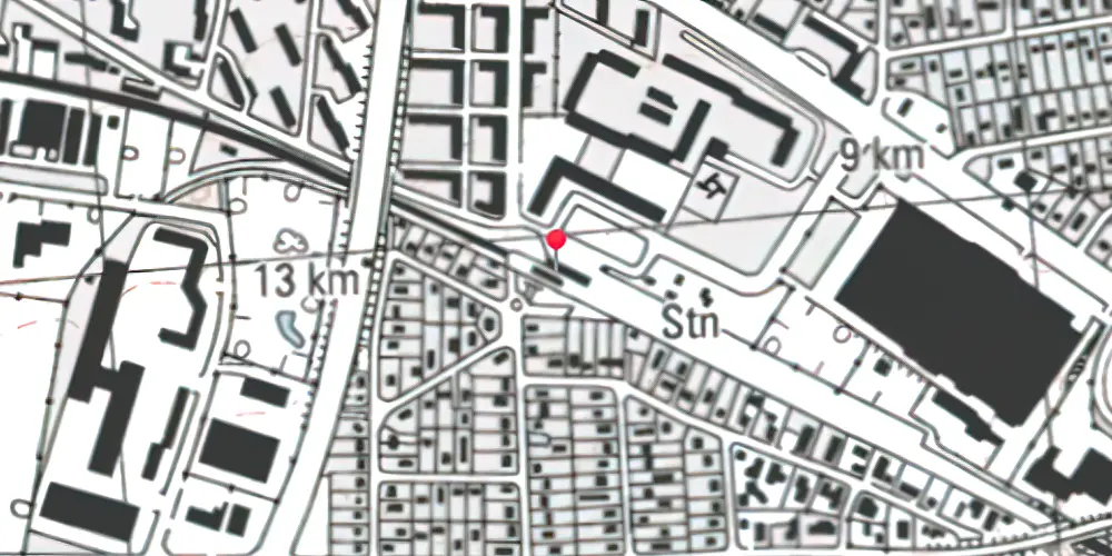 Historisk kort over Herlev Station 