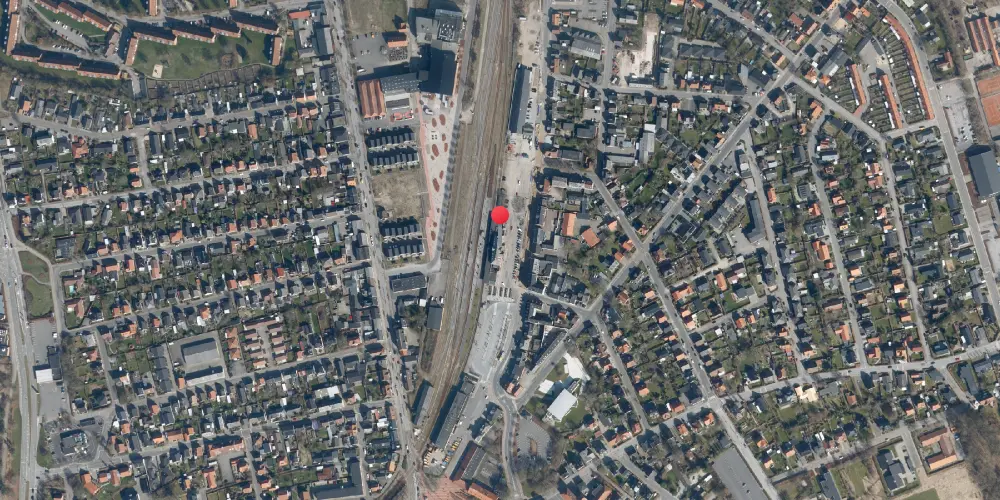 Historisk kort over Holstebro Station