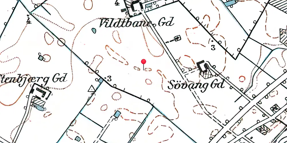 Historisk kort over Ishøj Trinbræt