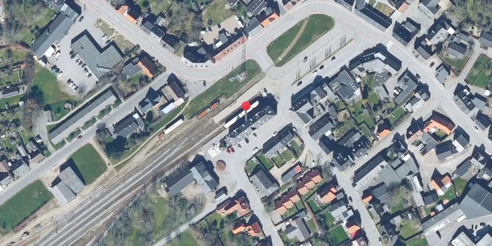 Historisk kort over Lemvig Station