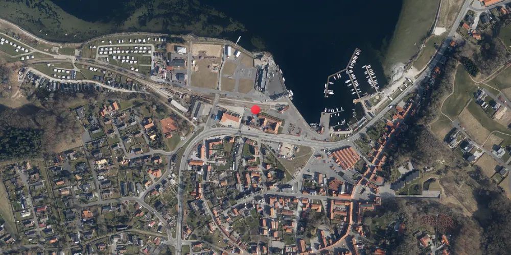 Historisk kort over Mariager Station