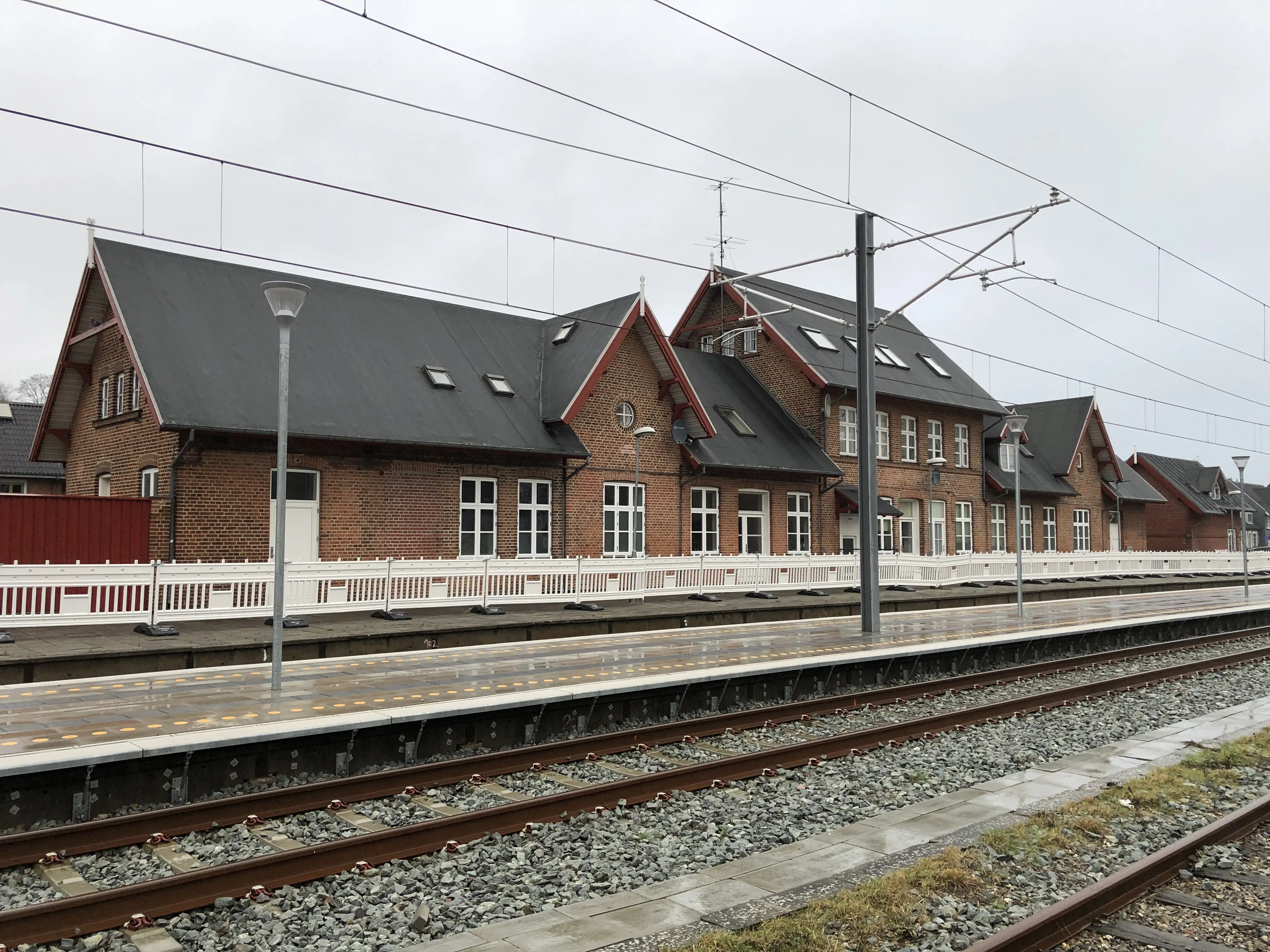 Ryomgård Station.