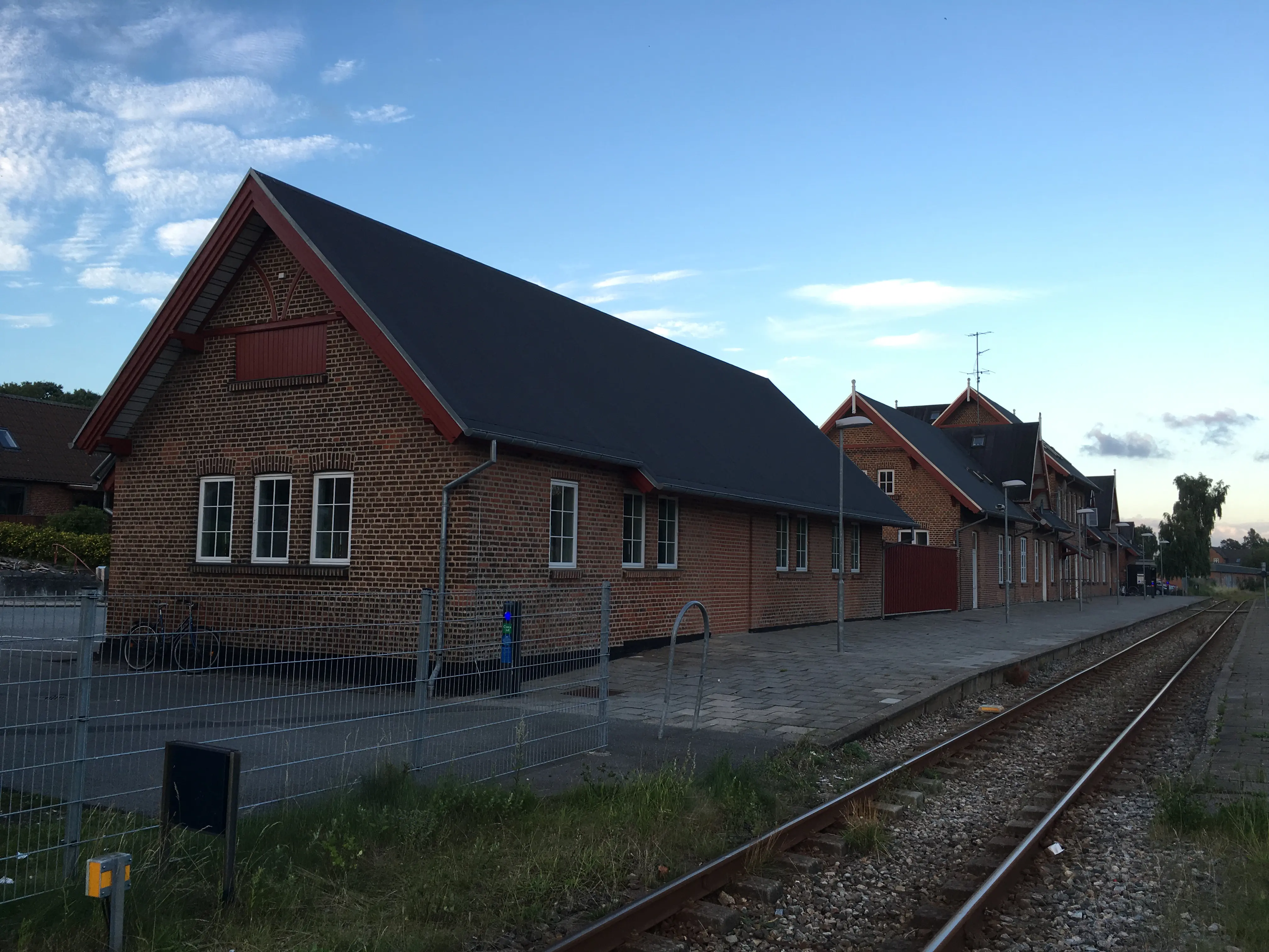 Billede af Ryomgård Station.