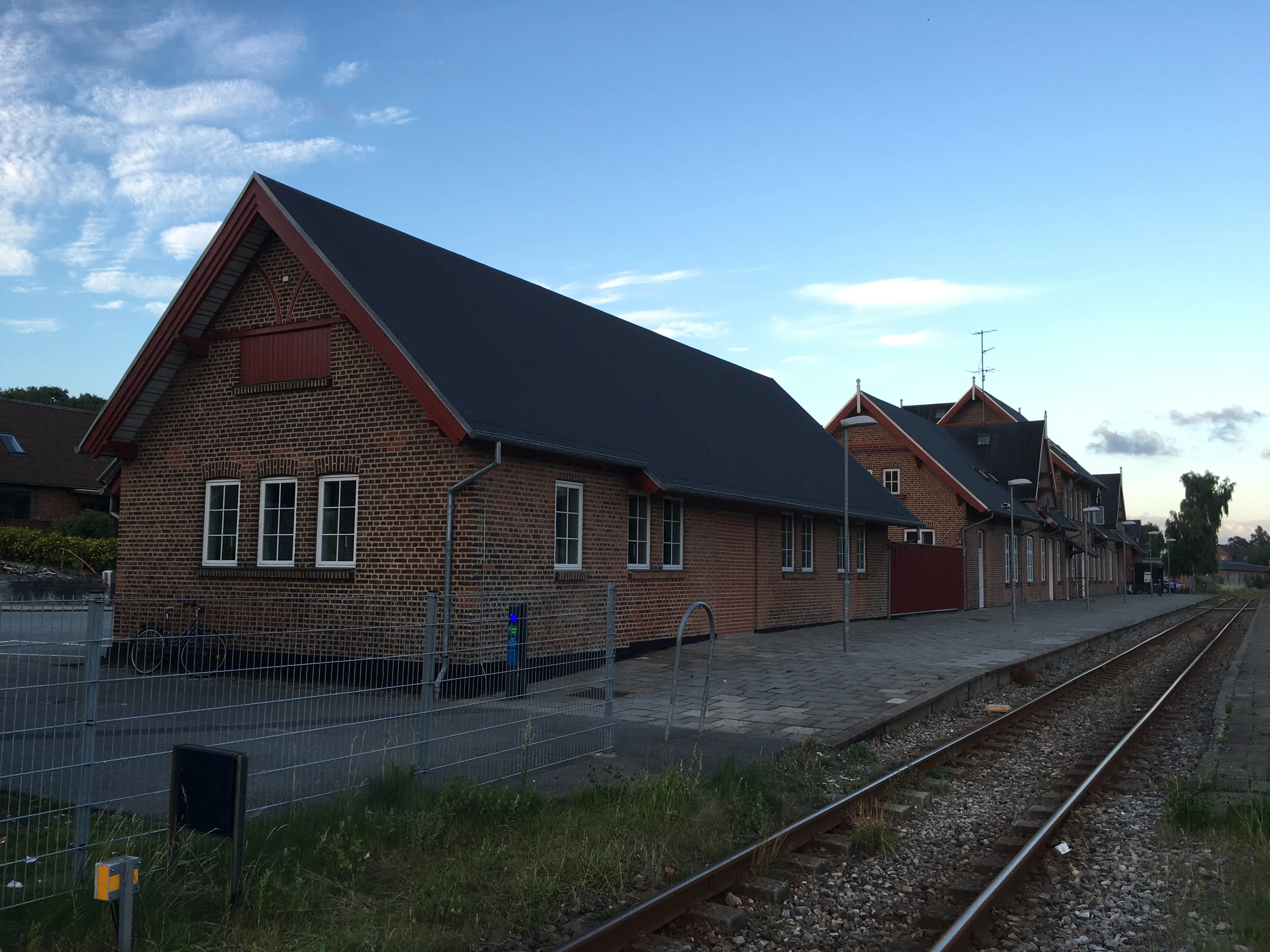 Ryomgård Station.