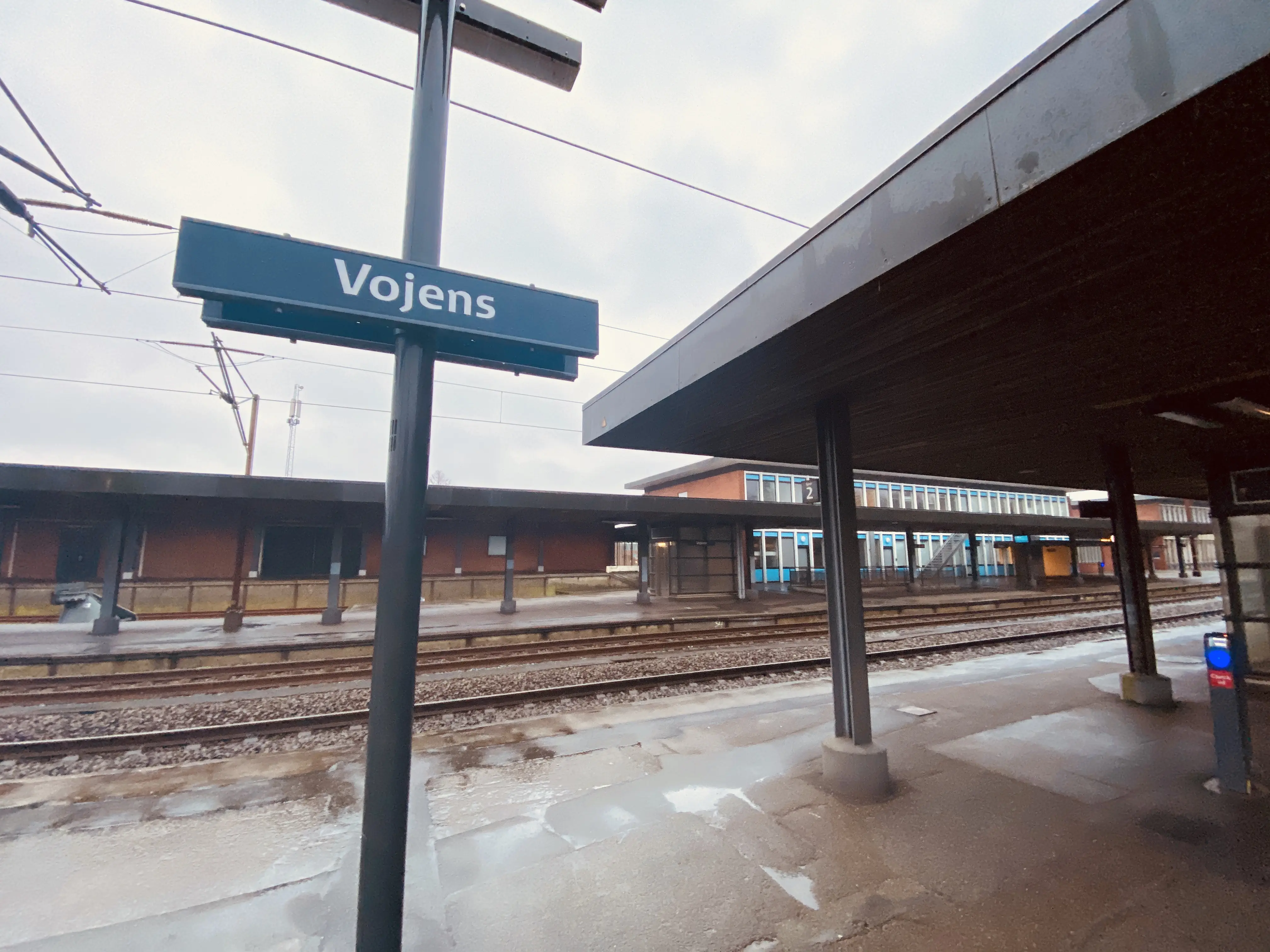 Billede af Vojens Station.