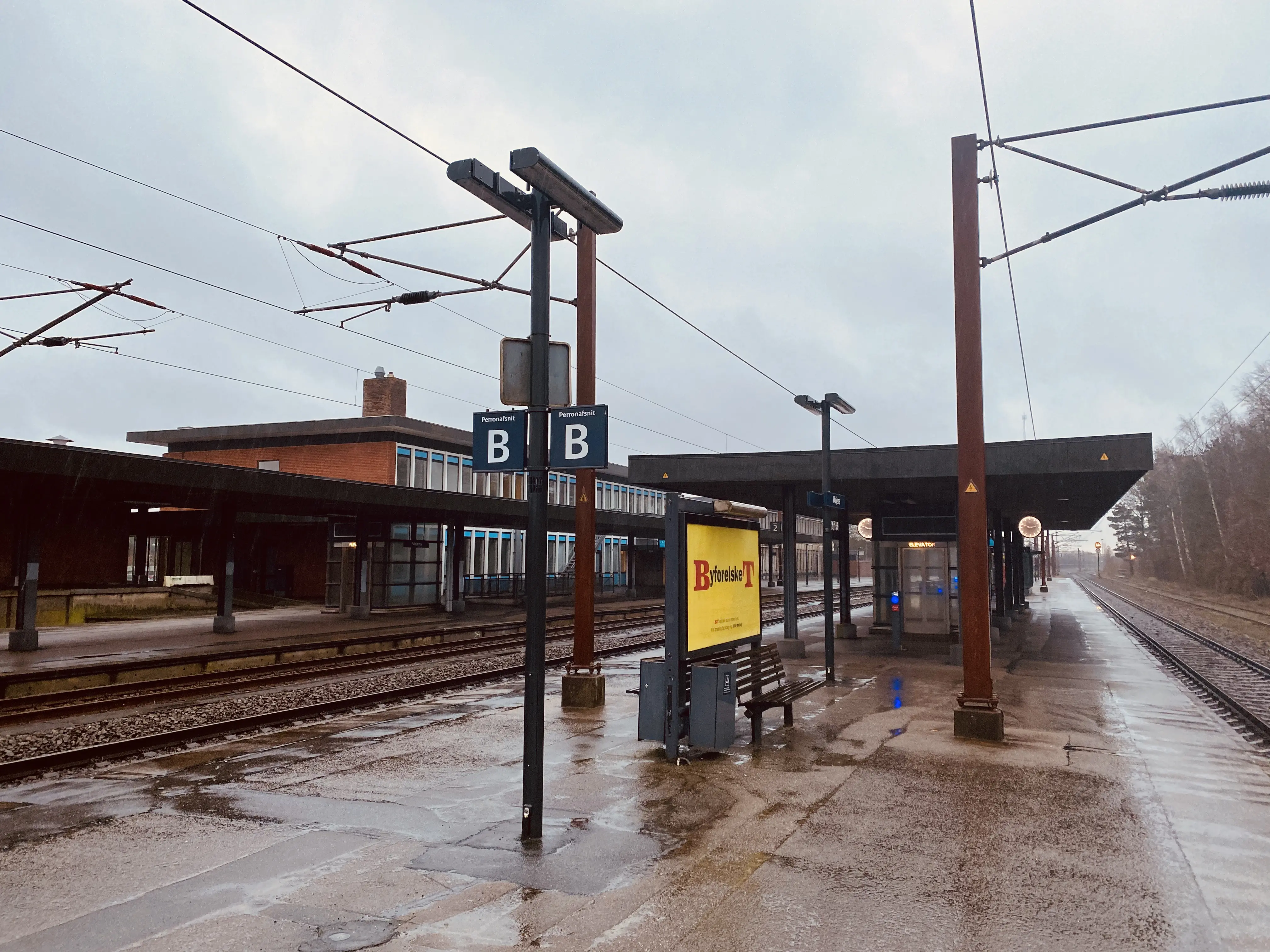 Billede af Vojens Station.