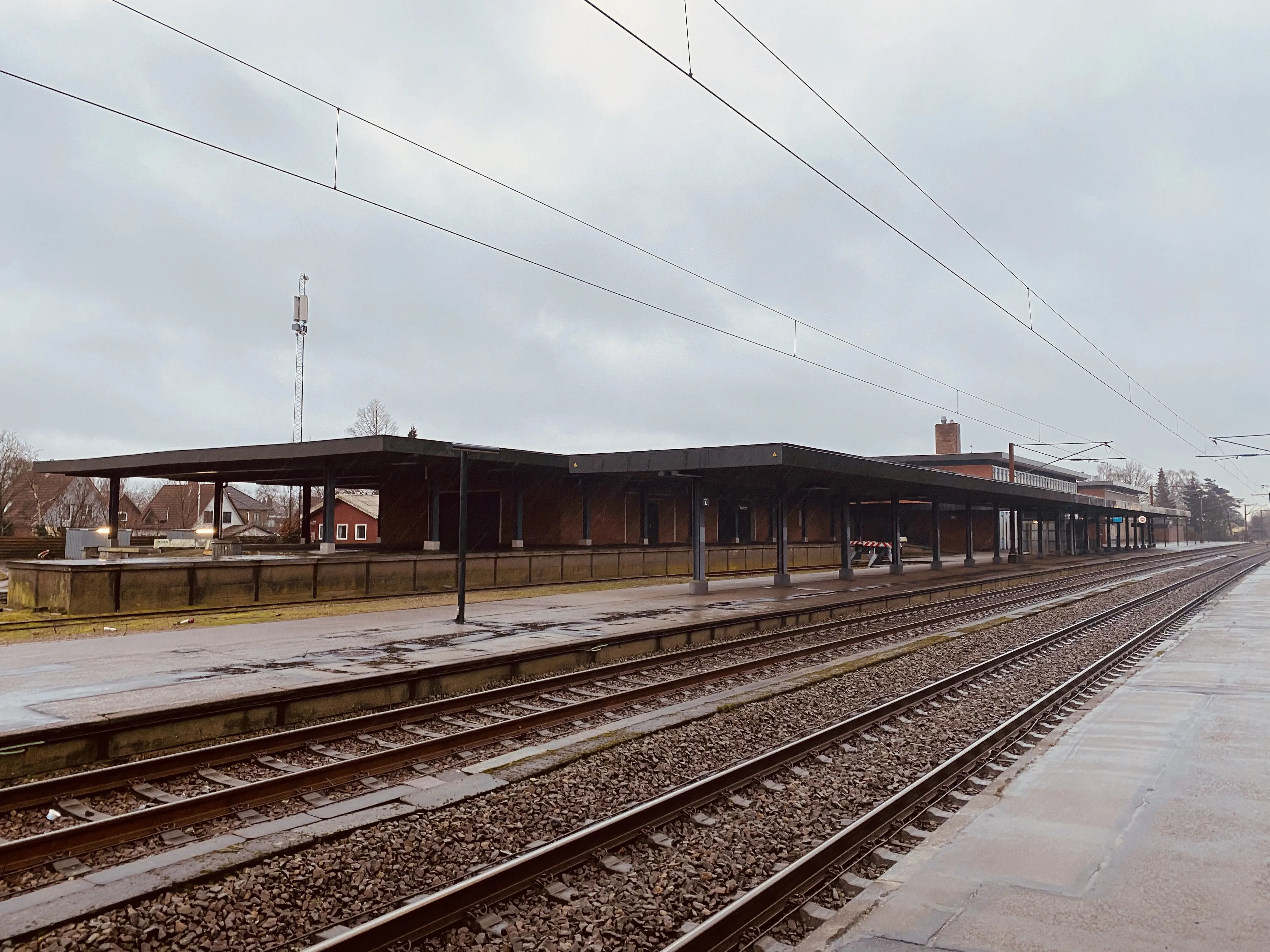 Billede af Vojens Station.