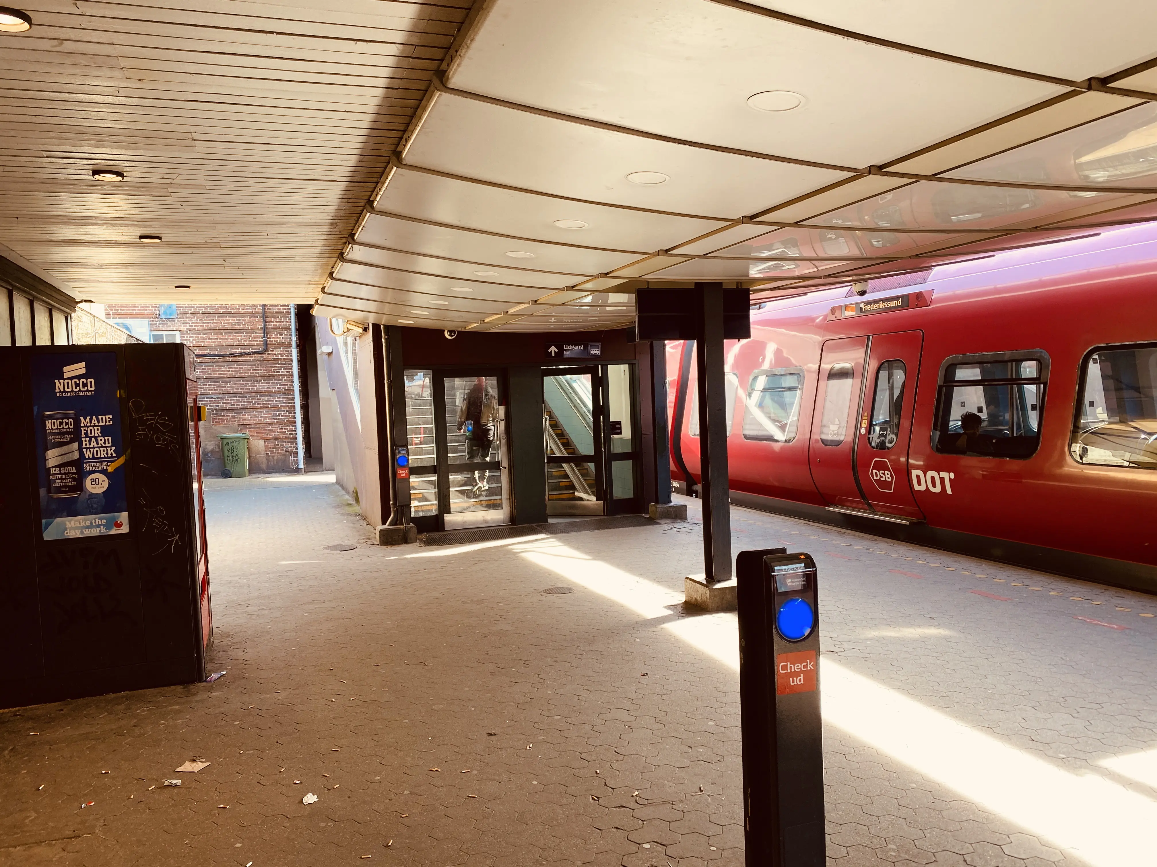 Billede af Valby Station.