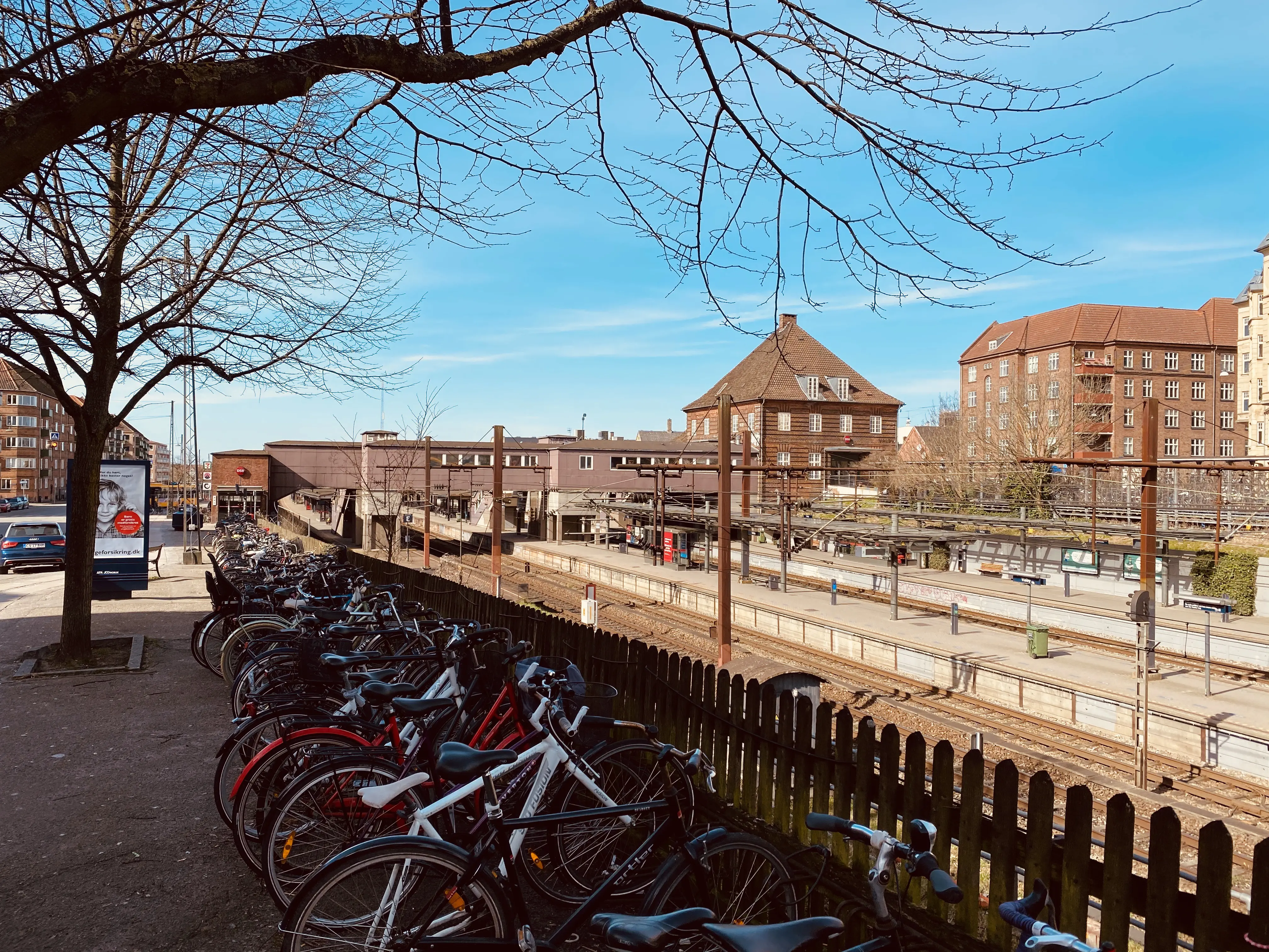 Billede af Valby Station.