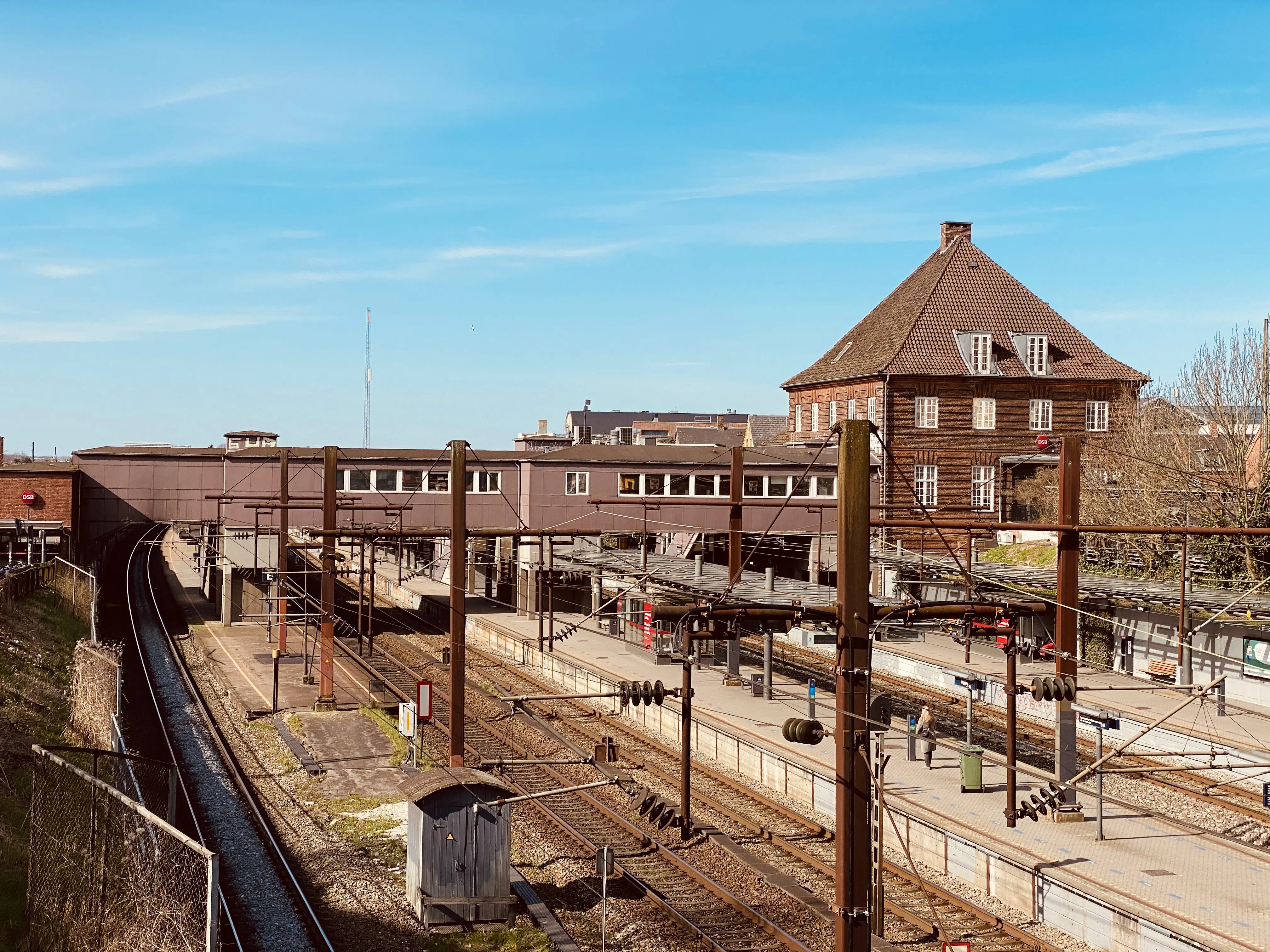 Billede af Valby Station.