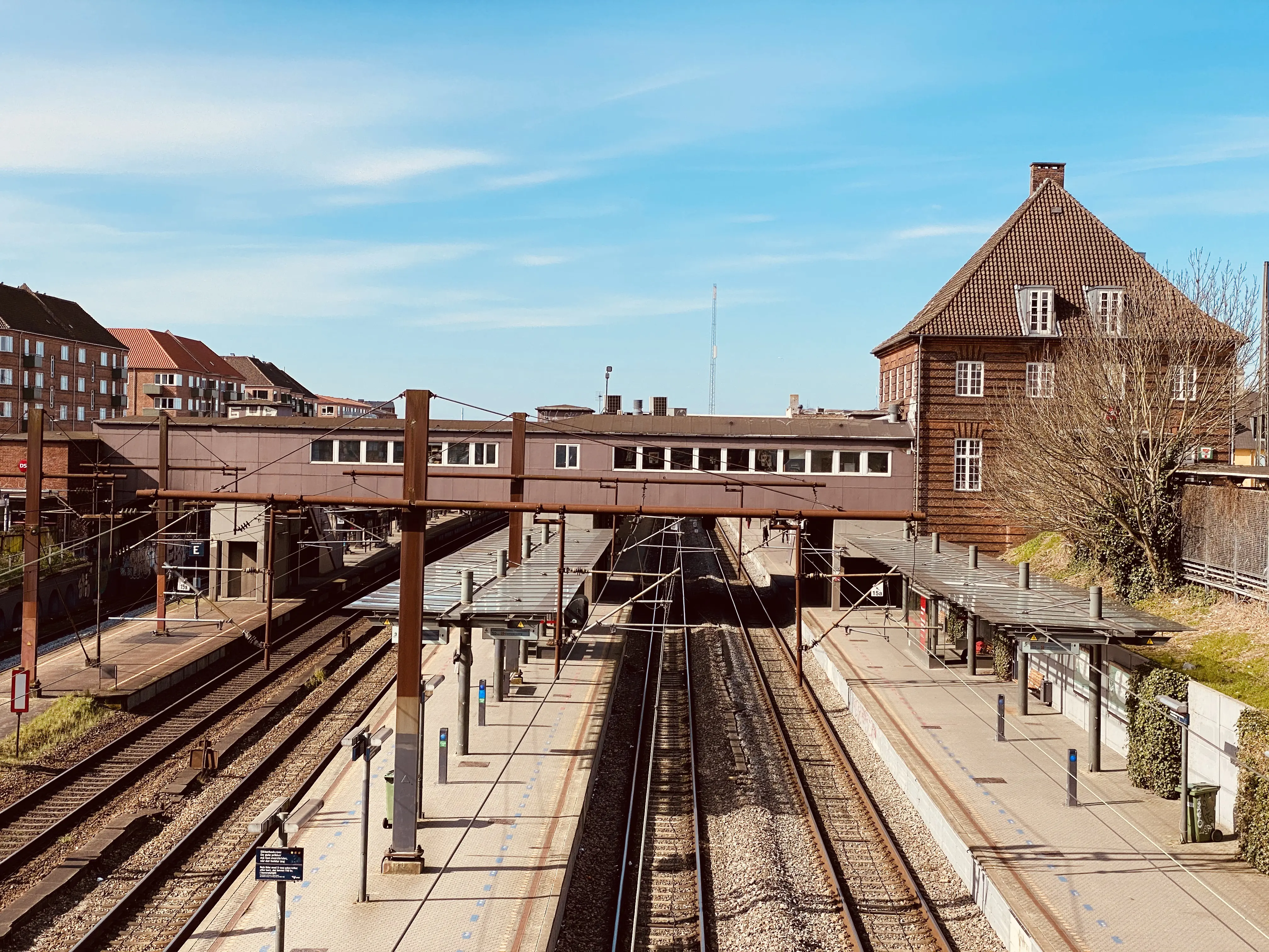 Billede af Valby Station.