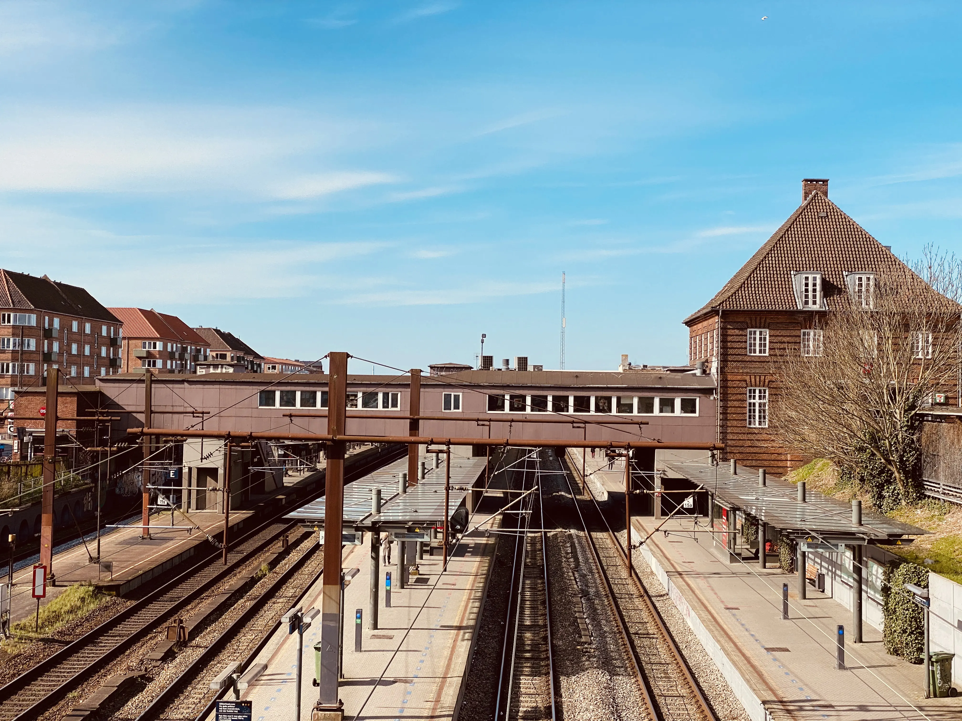 Billede af Valby Station.