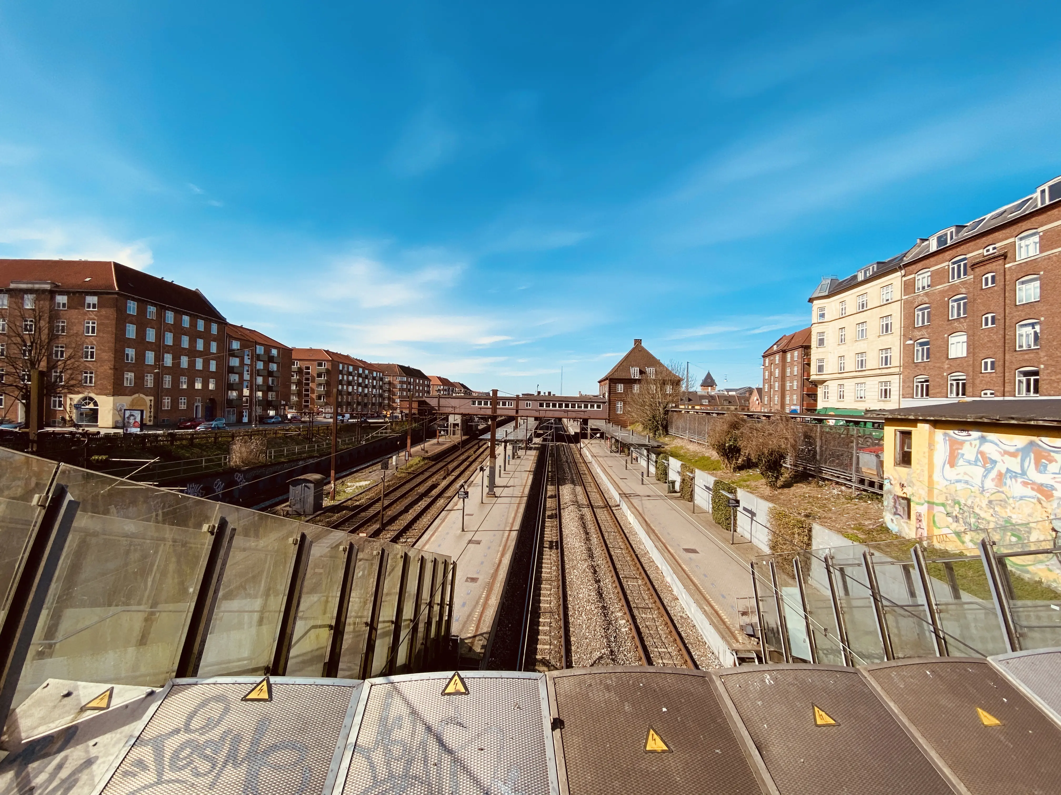 Billede af Valby Station.