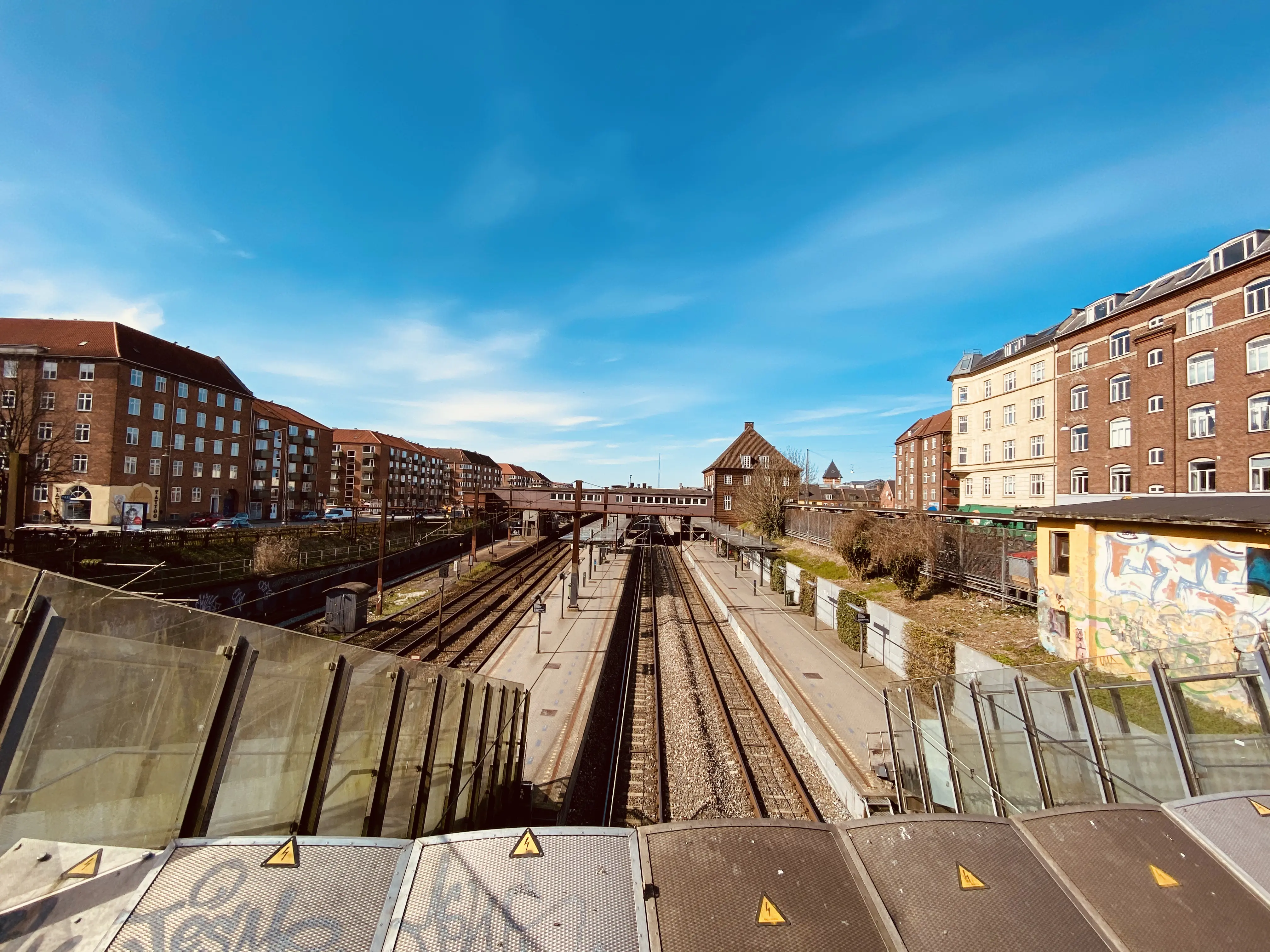 Billede af Valby Station.